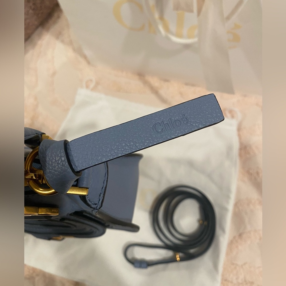 Chloé Marcie Mini in Light Blue - Picture 12 of 16